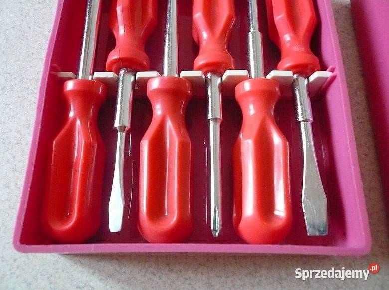 Zestaw narzędzi 6 w plastikowym sztywnym Ręczne sprzedam