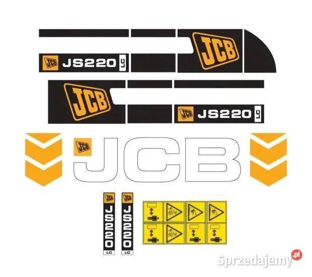 Naklejki oklejenie naklejka JCB JS220LC Janików