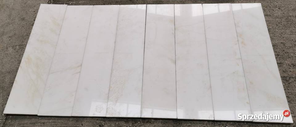 Marmur BIANCO RHINO 80x30x2 poler Przemyśl sprzedam