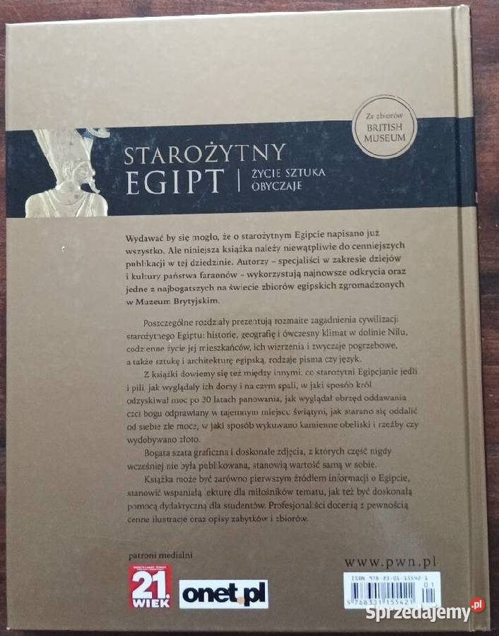 Starożytny Egipt Życie Sztuka Obyczaje Otwock sprzedam