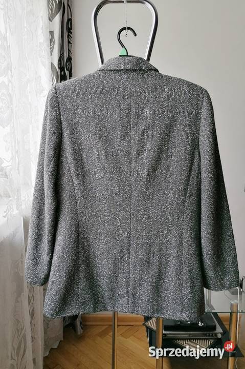 ELEGANCKI ŻAKIET W JODEŁKĘ AUTHENTIC CLOTHING Rozmiar 44(XXL) Łódź