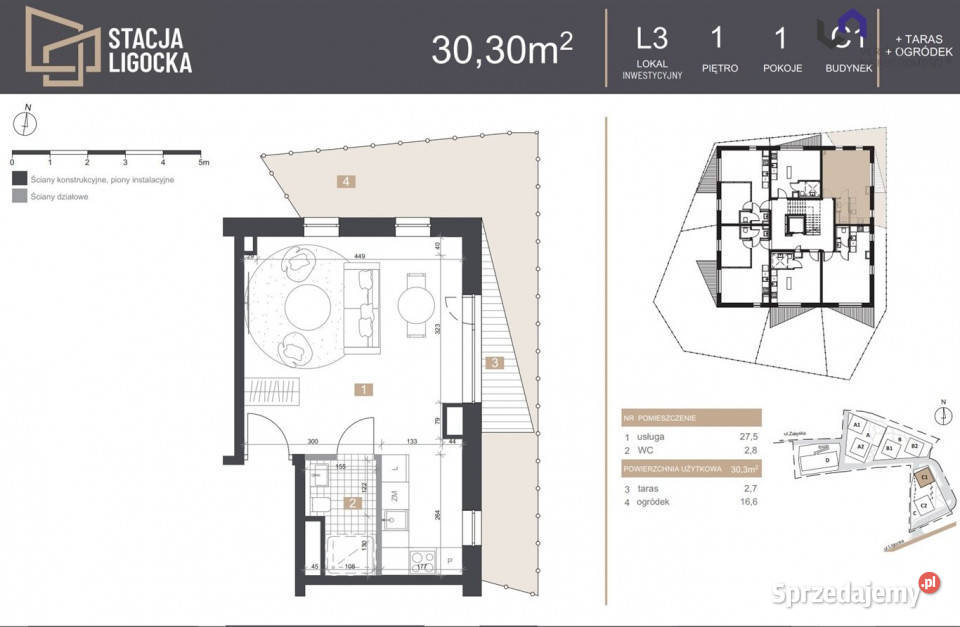 Mieszkanie 303m2 1 pokój Katowice sprzedam