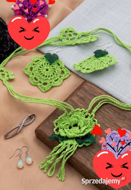 Naszyjnik plus kolczyki Zestawy biżuterii Sochaczew