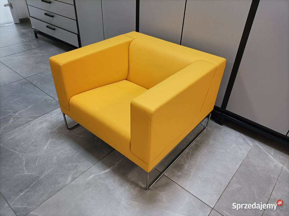 Nowy Fotel biurowy Noti Tritos żółty marigold Kraków