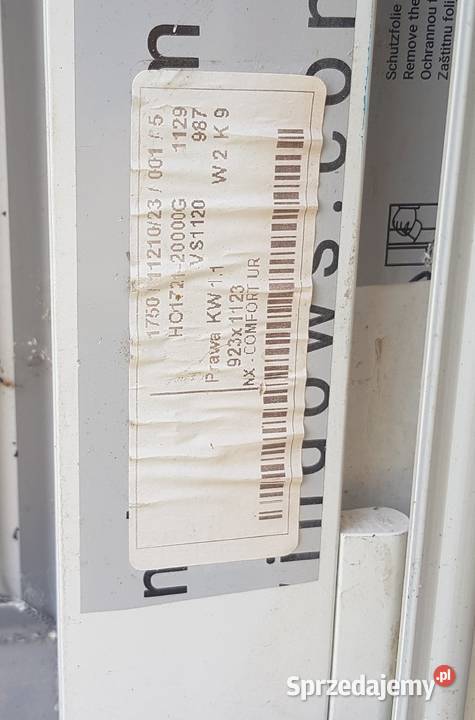 Nowe okna PCV bez szyb 92x112 100x112 podkarpackie Trzebownisko