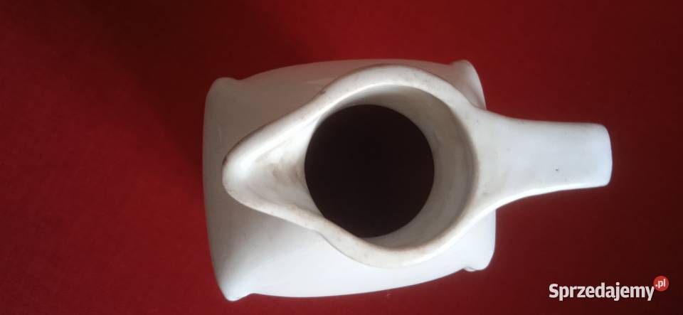 Stary porcelanowy dzbanek do oleju sygnatuta dolnośląskie Świdnica sprzedam