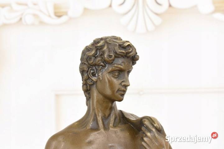 David Postać Mitologiczna Duża Figura z brązu Kraków