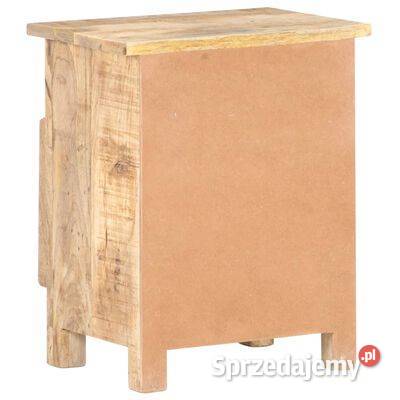 vidaXL Szafka nocna 40x30x50 surowe drewno