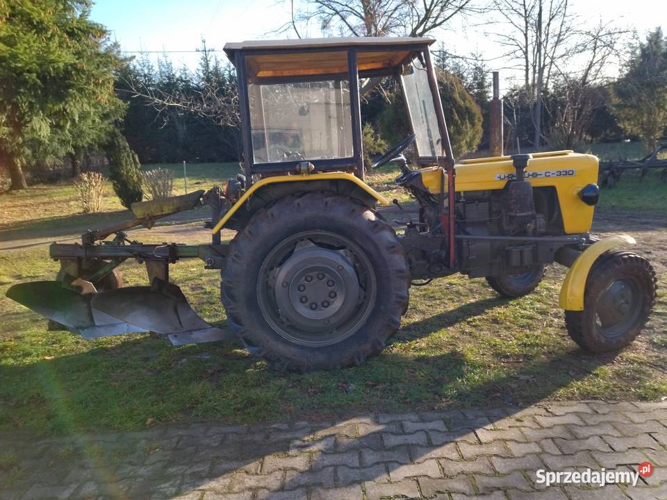 c 330 ciągnik dwukółka przyczepa jednoosiowa Ursus Trzcianka