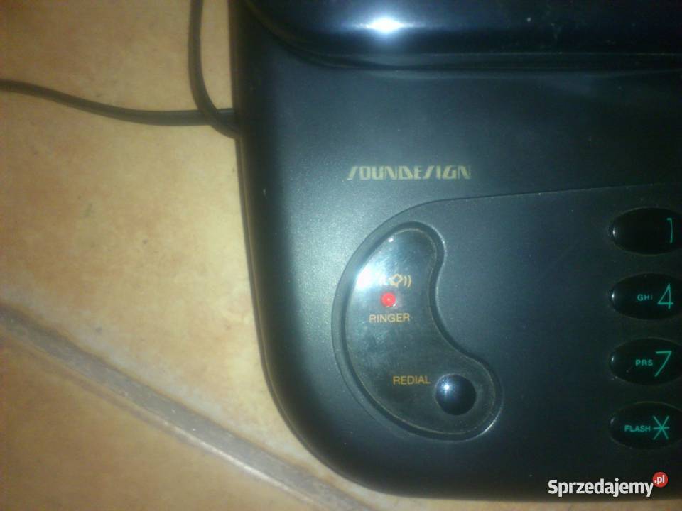telefon SOUNDESIGN model 7216BK kolekcjonerski Łódź sprzedam