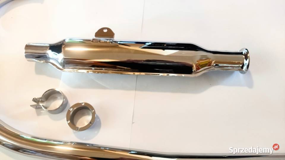 Układ wydechowy Junak M10 M07 tłumik rybka Herby