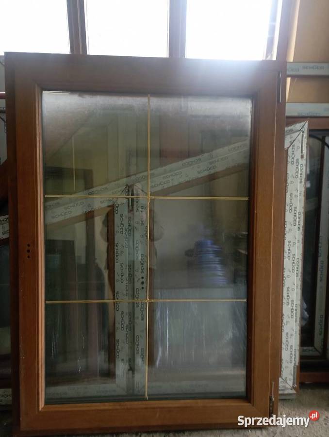 Okno kolor złoty dąb dwuszybowe Grodzisko