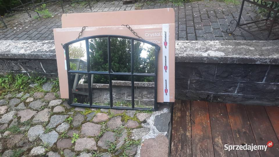 stare okno żeliwne z lustrami Szczecinek