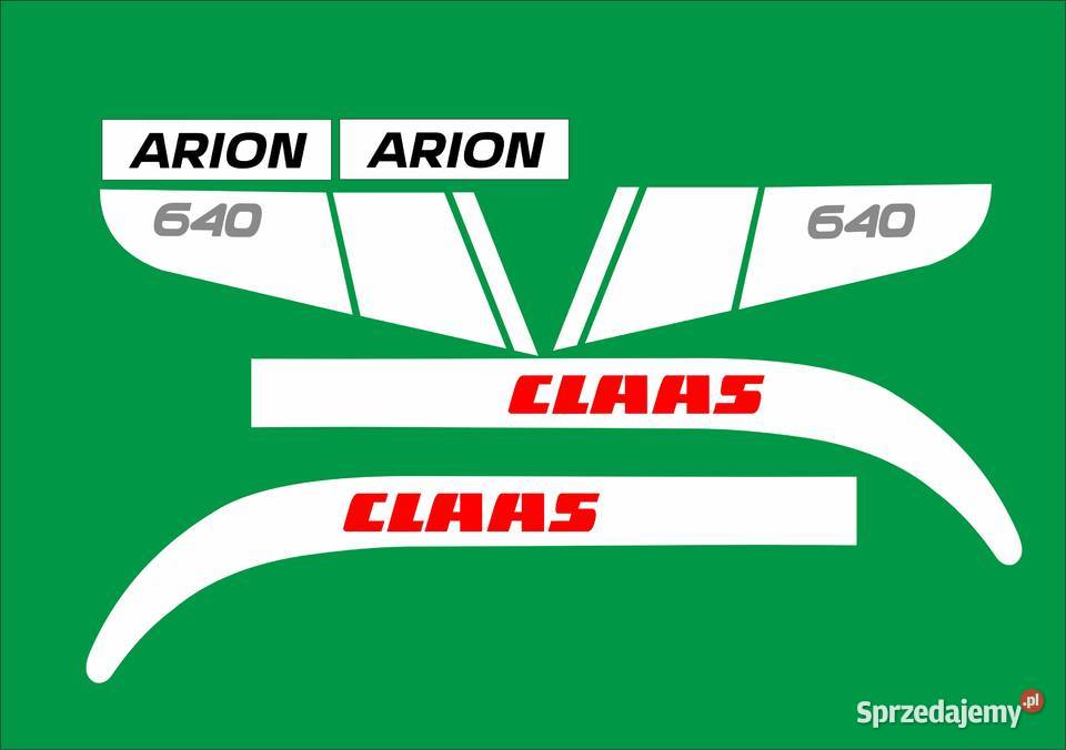 Naklejki claas arion 640 zamienniki