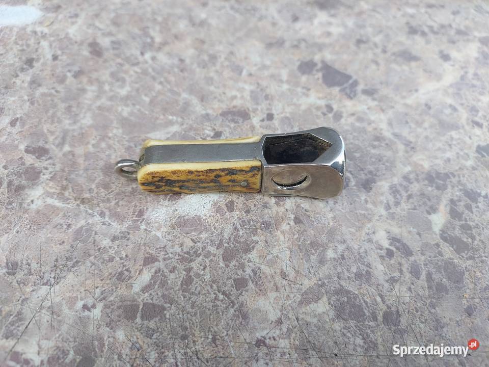 Stara mała obcinaczka do cygaretek sygnowana pomorskie Tczew