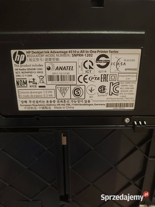 Sprzedam drukarkę hp śląskie sprzedam