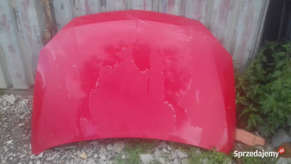 Maska pokrywa silnika Opel Corsa C 0006 czerwona małopolskie Kraków