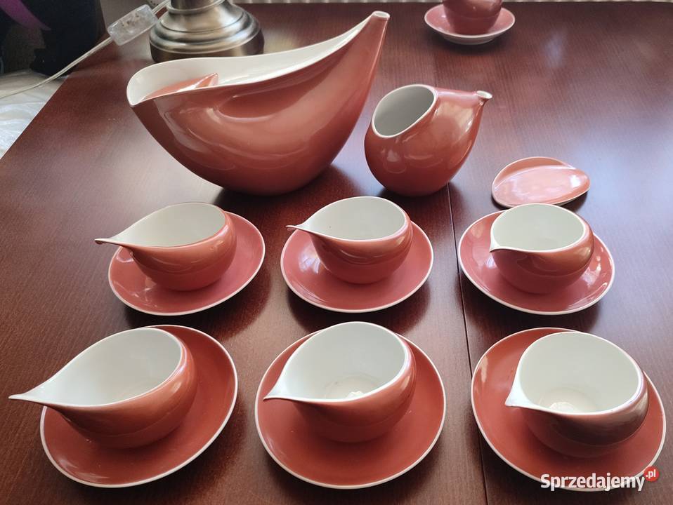 Porcelana Ćmielów INA serwis z 1962 roku Warszawa