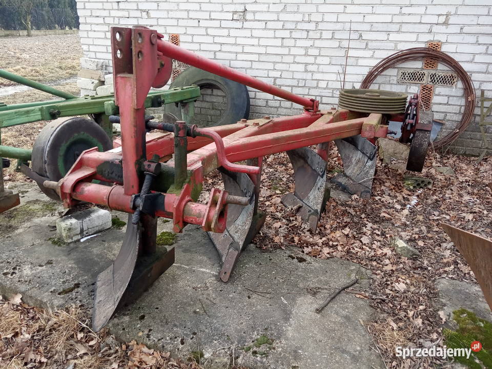 Pług 4 skiby nieuszkodzony Pługi Siedlce