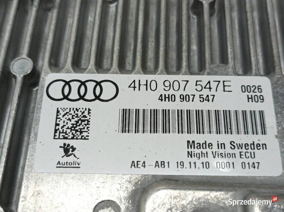 MODUŁ NIGHT VISION 4H0907547E Audi A8 III 2010 sprzedam