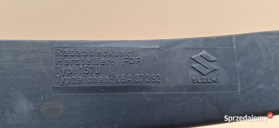 SUZUKI VITARA I POSZERZENIE BŁOTNIKÓW NAKŁADKI Błotniki Bieleń