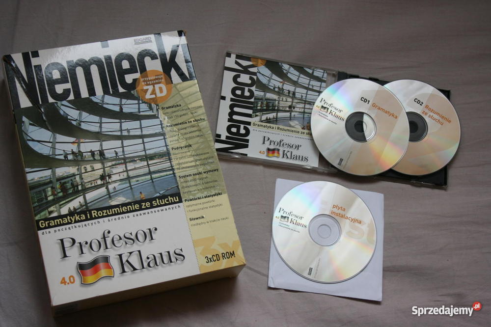 Multimedialny kurs jezyka niemieckiego Profesor Audio CD Sobótka
