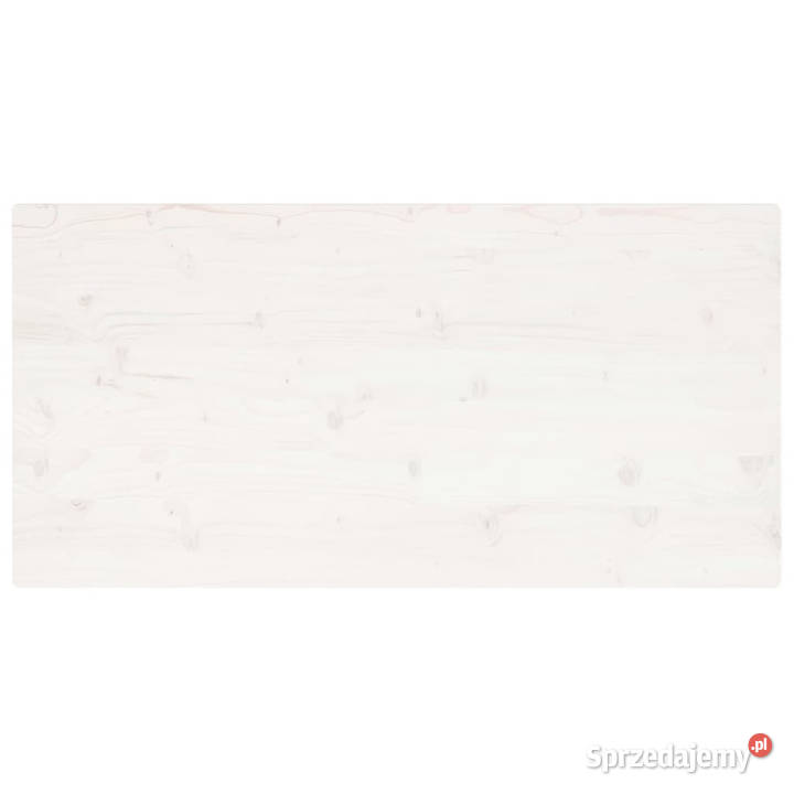Blat stołu biały 100x50x25 lite drewno sosnowe Warszawa
