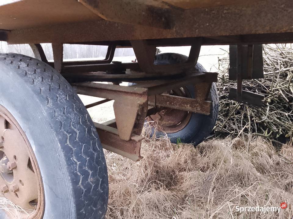 Przyczepa rolnicza uszkodzony lubelskie Szastarka