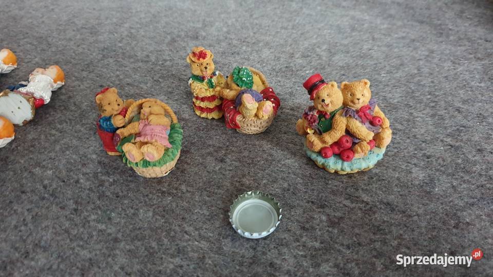 Figurki weselne ozdoba na stół pamiątka Skierniewice