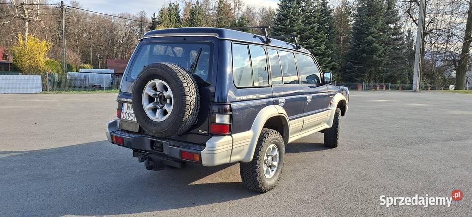 Mitsubishi Pajero 25 TD lift wyciągarka stan db Rok produkcji 1994 śląskie Bielsko-Biała
