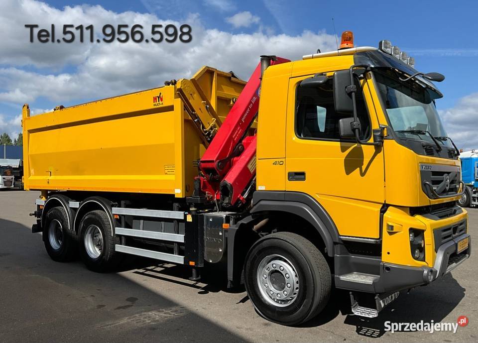 WYWROTKA 6 x z dzwigiem Volvo FMX Warszawa