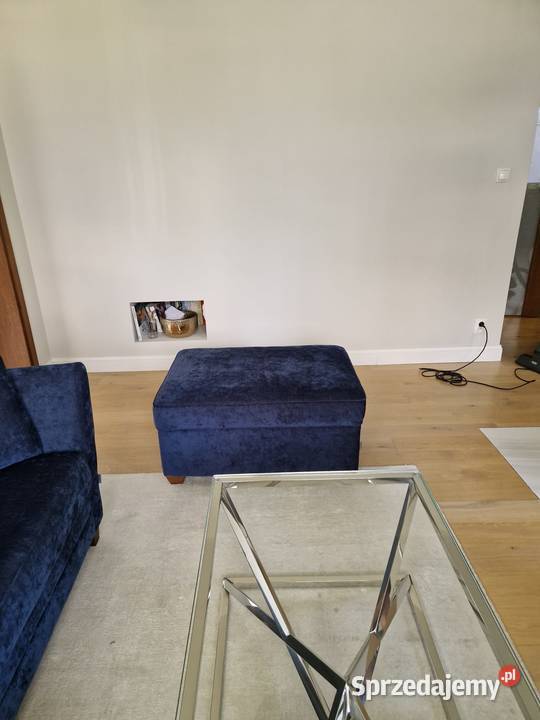 Sofa z funkcją spania z pufem firmy MTI Gdynia