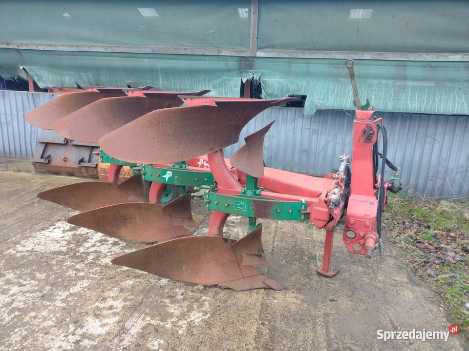 Pług 3 skibowy obrotowy kverneland model f super nieuszkodzony Sośno