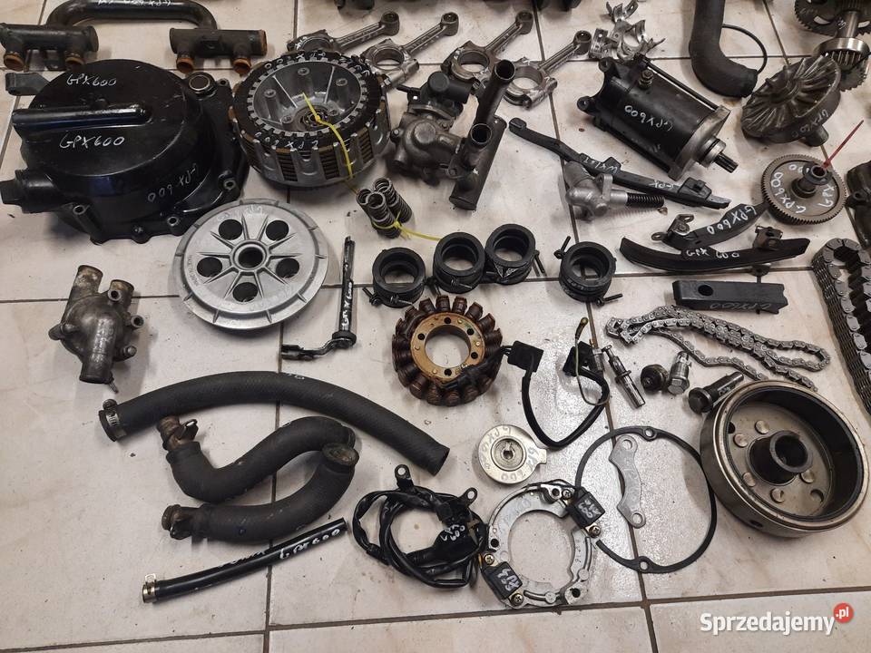 Kawasaki GPX 600 silnik części cylinder głowica dolnośląskie Jelenia Góra