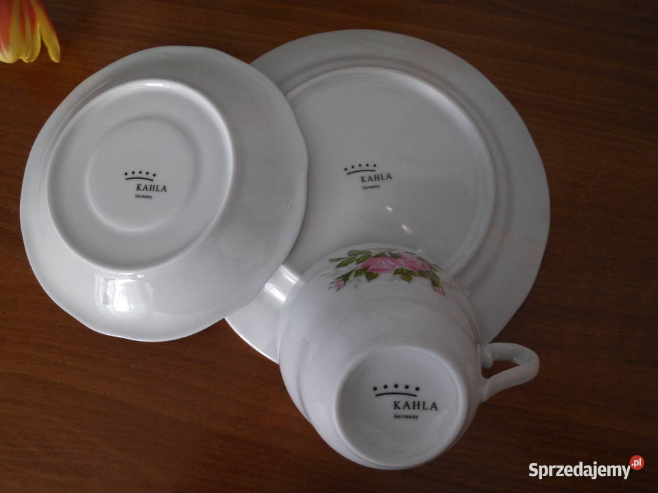 Porcelanowy biały mlecznik KAHLA wymiary wys115 wielkopolskie Raszków
