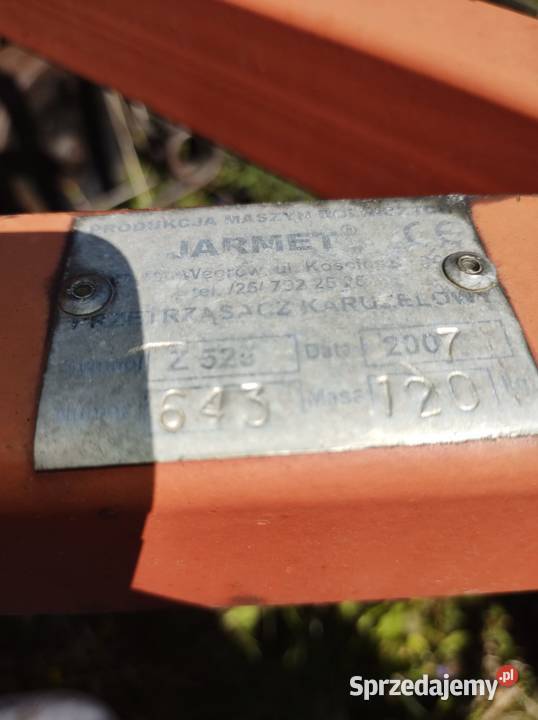 Przetrząsacz karuzelowy Jarmet Z525 Mienia sprzedam