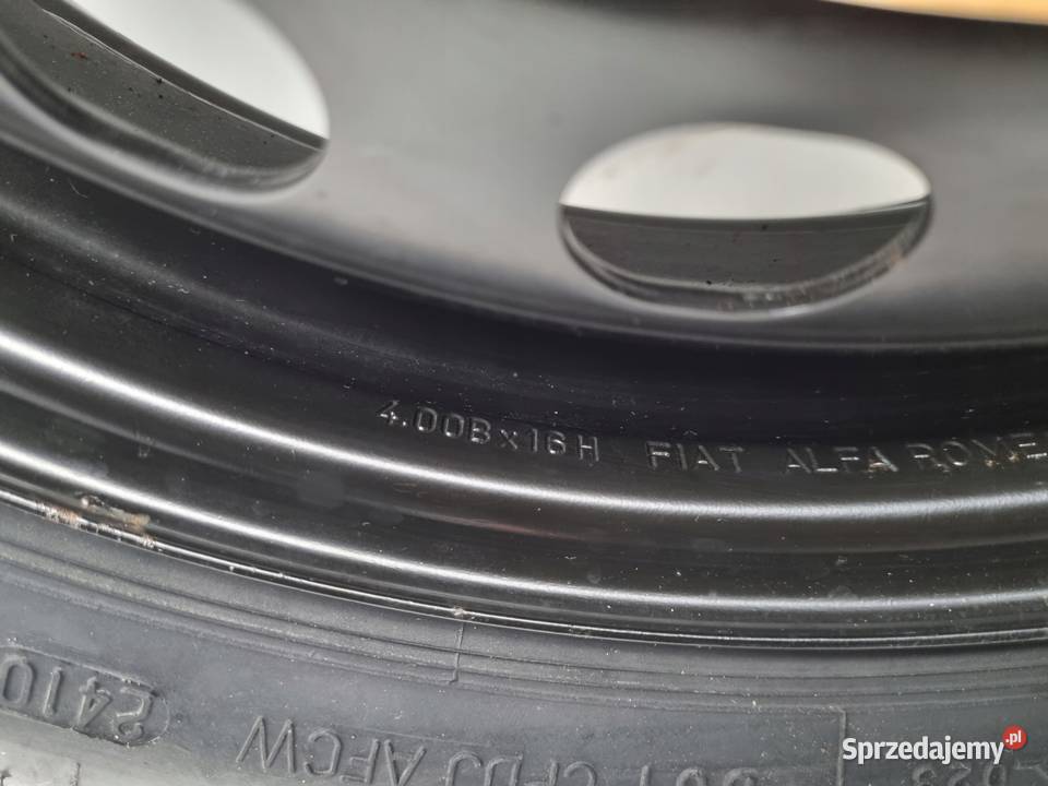 KOŁO DOJAZDOWE ZAPASOWE Alfa Romeo 159 13570 R16 Samochodowe Chełm sprzedam