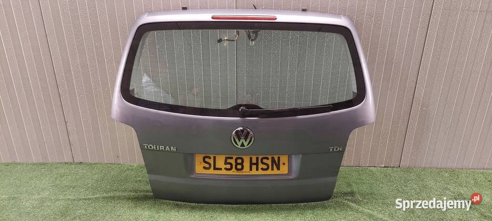 TYLNA KLAPA VW TOURAN 0310 BEZ RDZY LAK LR7N osobowe wielkopolskie Międzychód