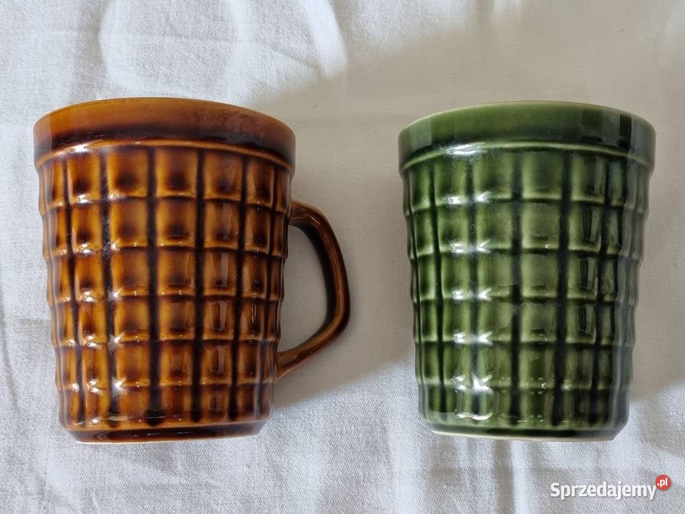 Kubek kratka Irena Pruszków z uchem i bez 2 inny kolor