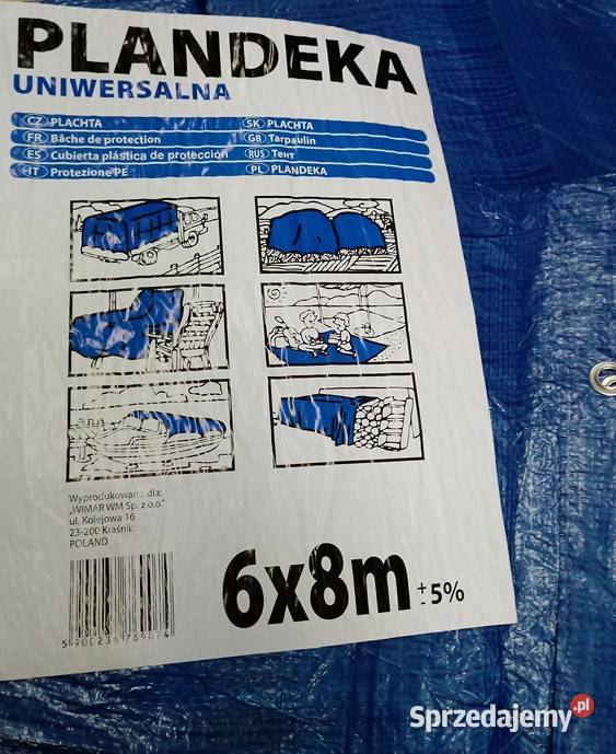 Plandeka płachta do zabezpiecznia lubelskie Lublin sprzedam