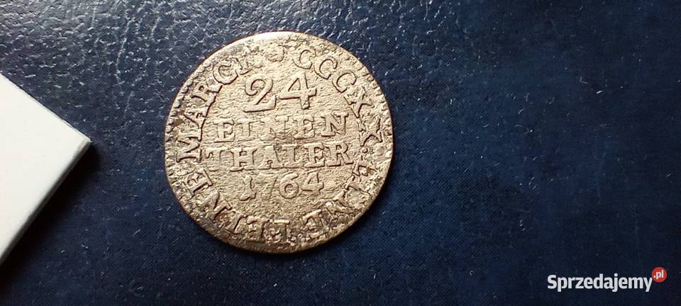 Stare monety 124 talara 1764 EDC Niemcy srebro Lesko