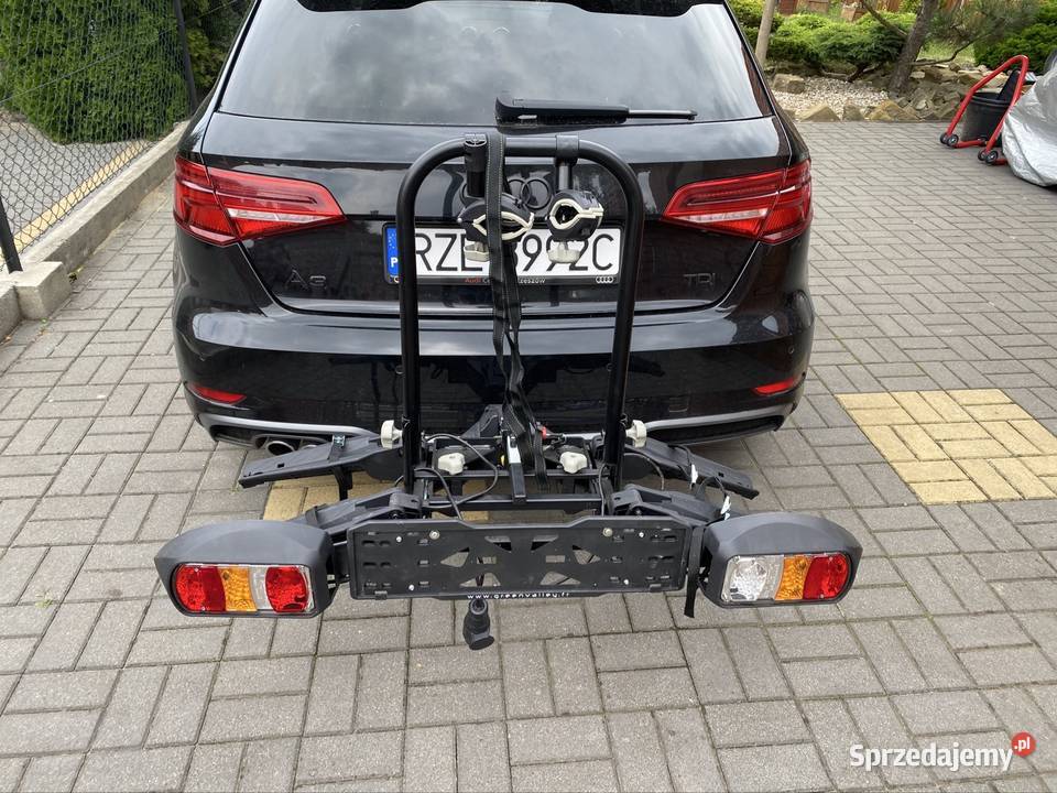Bagażnik na dwa rowery składany i uchylny na hak Rowery elektryczne Rzeszów