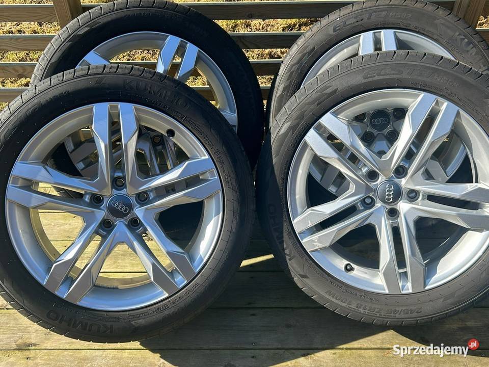 Felgi Audi 18 z oponami letnimi 24545R18 5x112 dolnośląskie