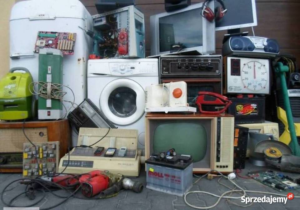 Elektrośmieci zużyty sprzęt RTV i AGD odbiór Łódź