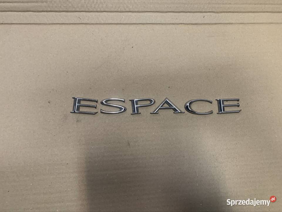 Napis klapy tył tylnej renault espace IV 4 lift Szczecin sprzedam