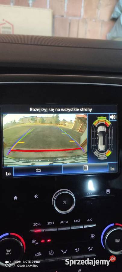 Auto rodzinne z przebiegiem101 navi radar HeadUp czarny Piekoszów