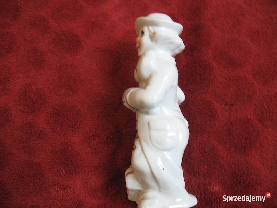 Klaun ze skrzypcami porcelana 14 x 8 x 5 Siedlce