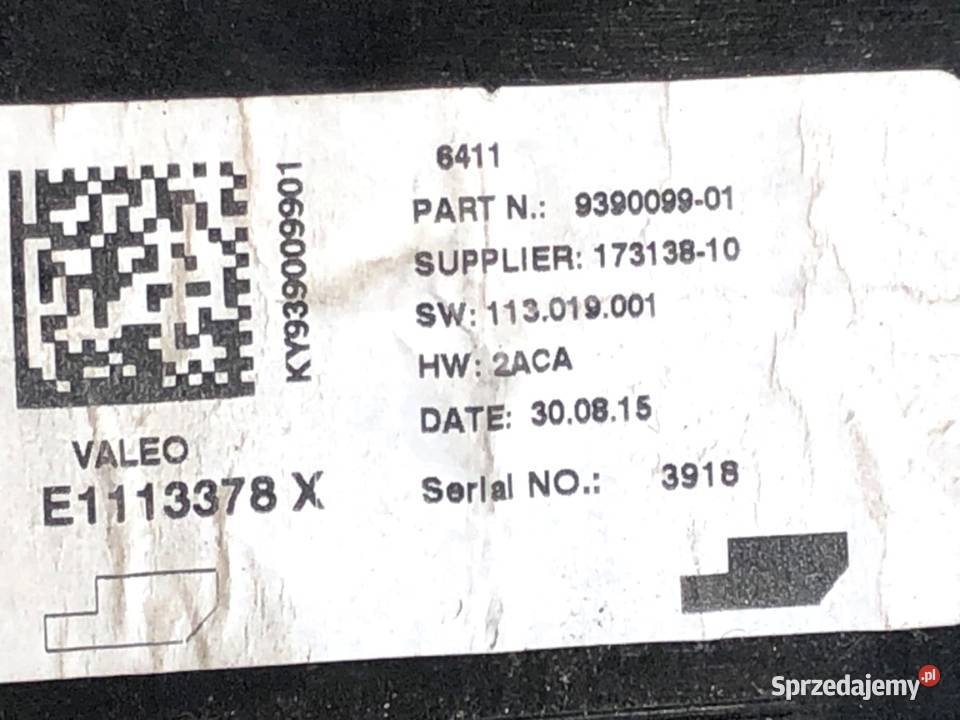 SENSOR AIRBAG BMW F45 9390099 CZUJNIK PODUSZKI podkarpackie sprzedam