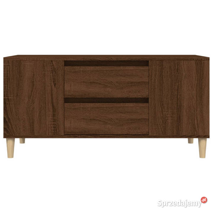 Szafka pod TV brązowy dąb 102x445x50 WM819603 Warszawa