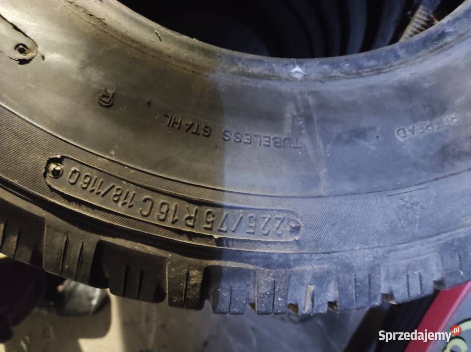 Sprzedam 4 opony zimowe 22575R16c Lipno